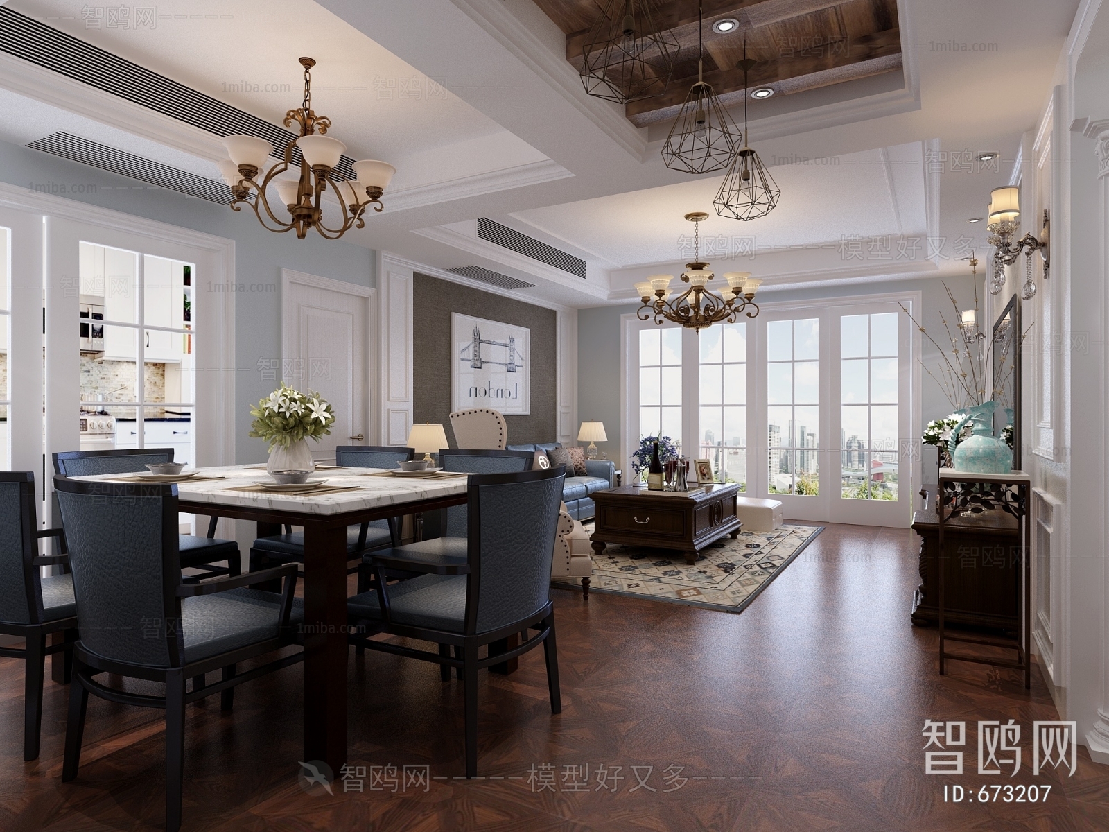 American Style Dining Room