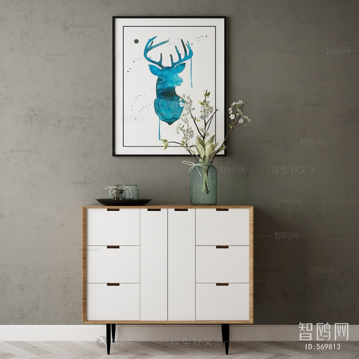 Modern Side Cabinet/Entrance Cabinet