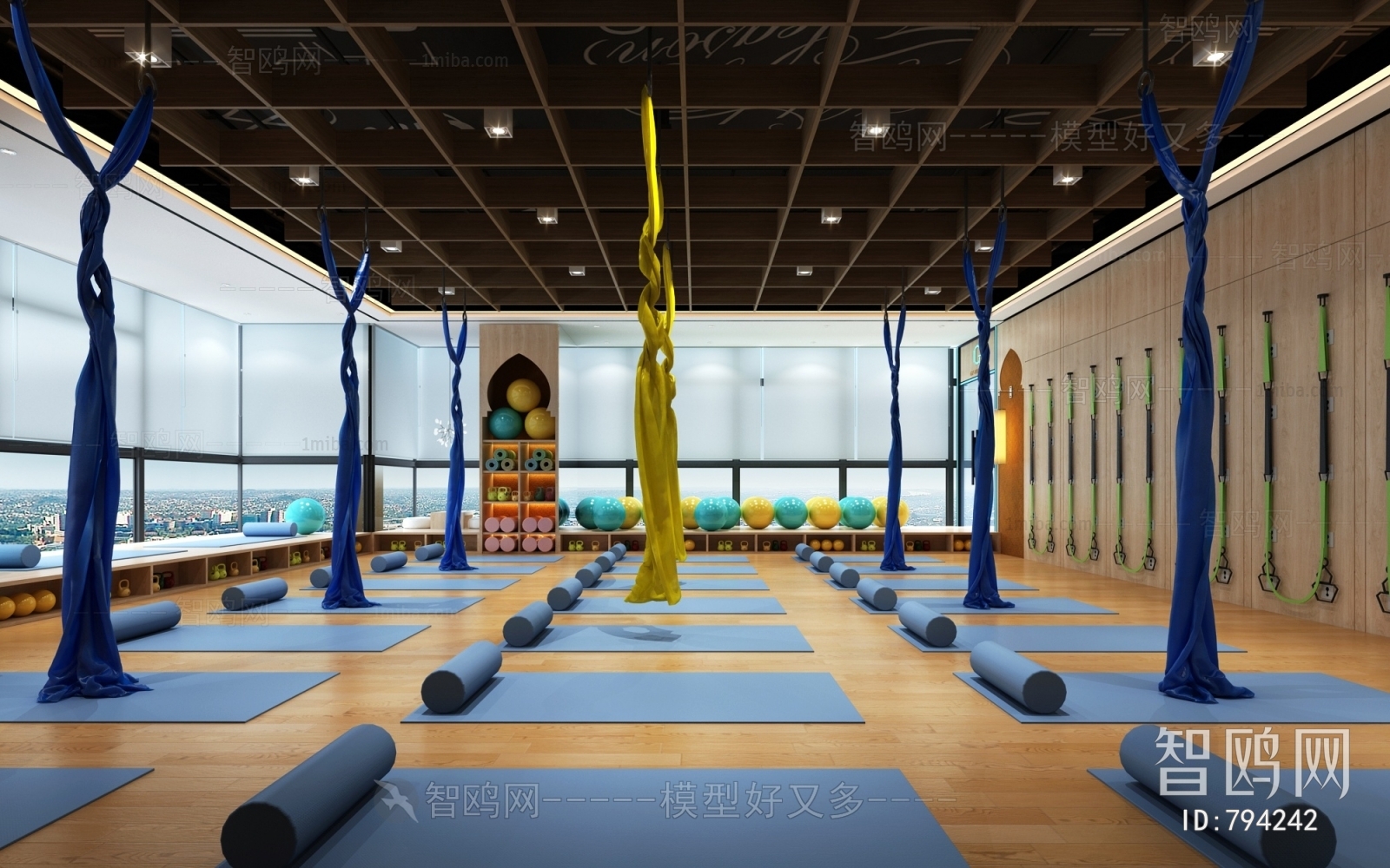 Modern Yoga Room