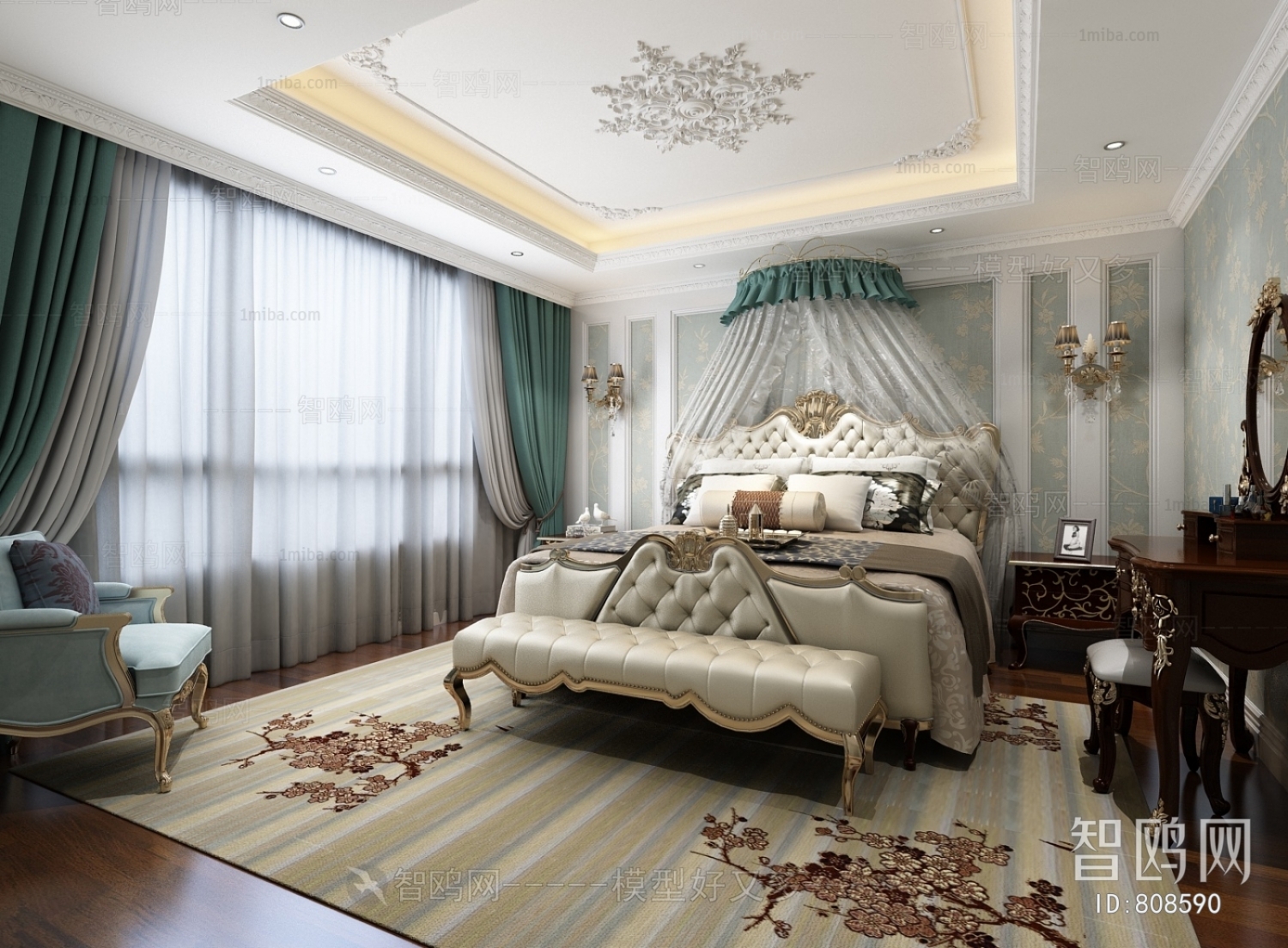 European Style Bedroom