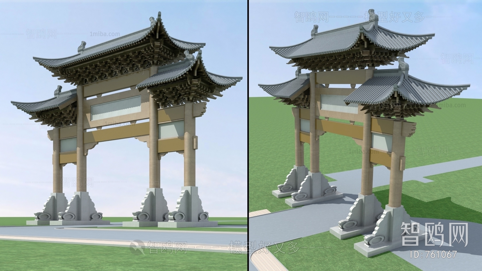 New Chinese Style Facade Element