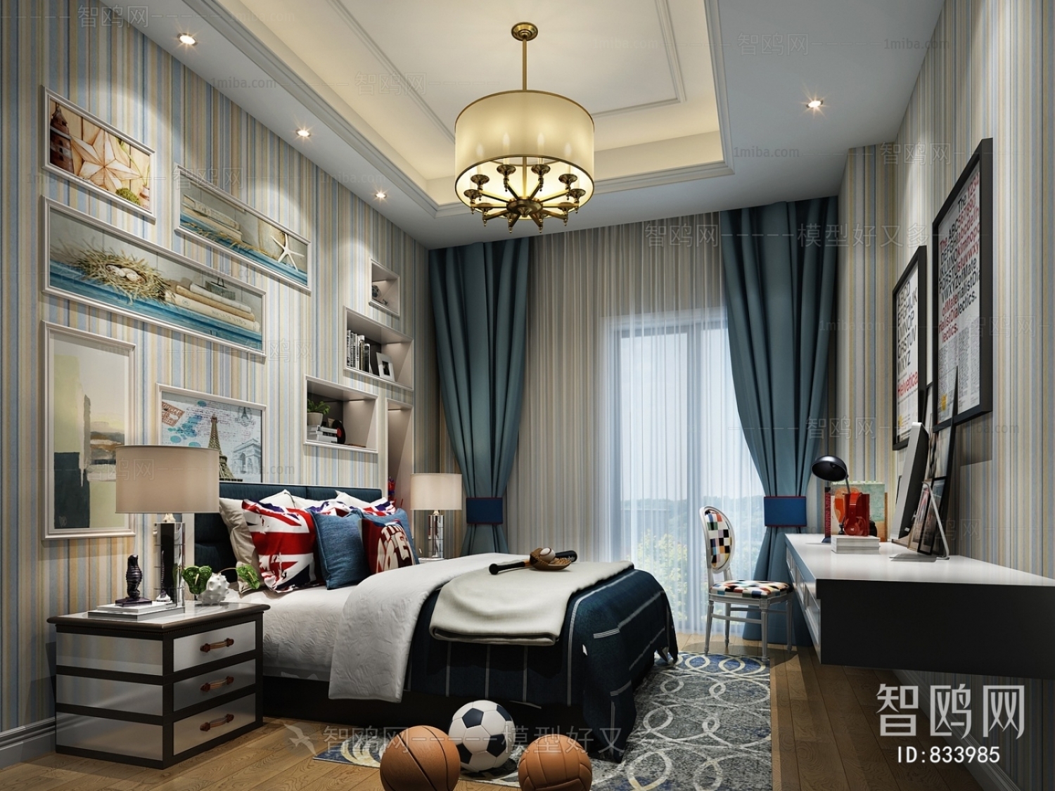 American Style Boy's Room And Son's Room