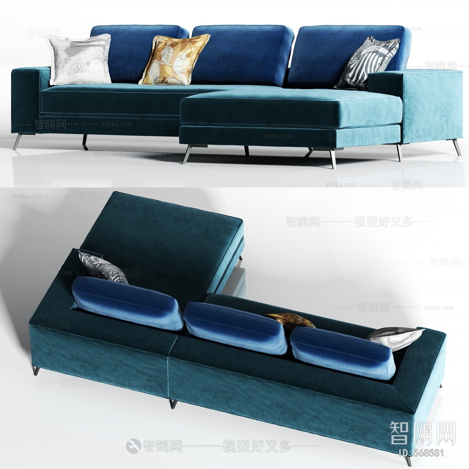 Modern Multi Person Sofa