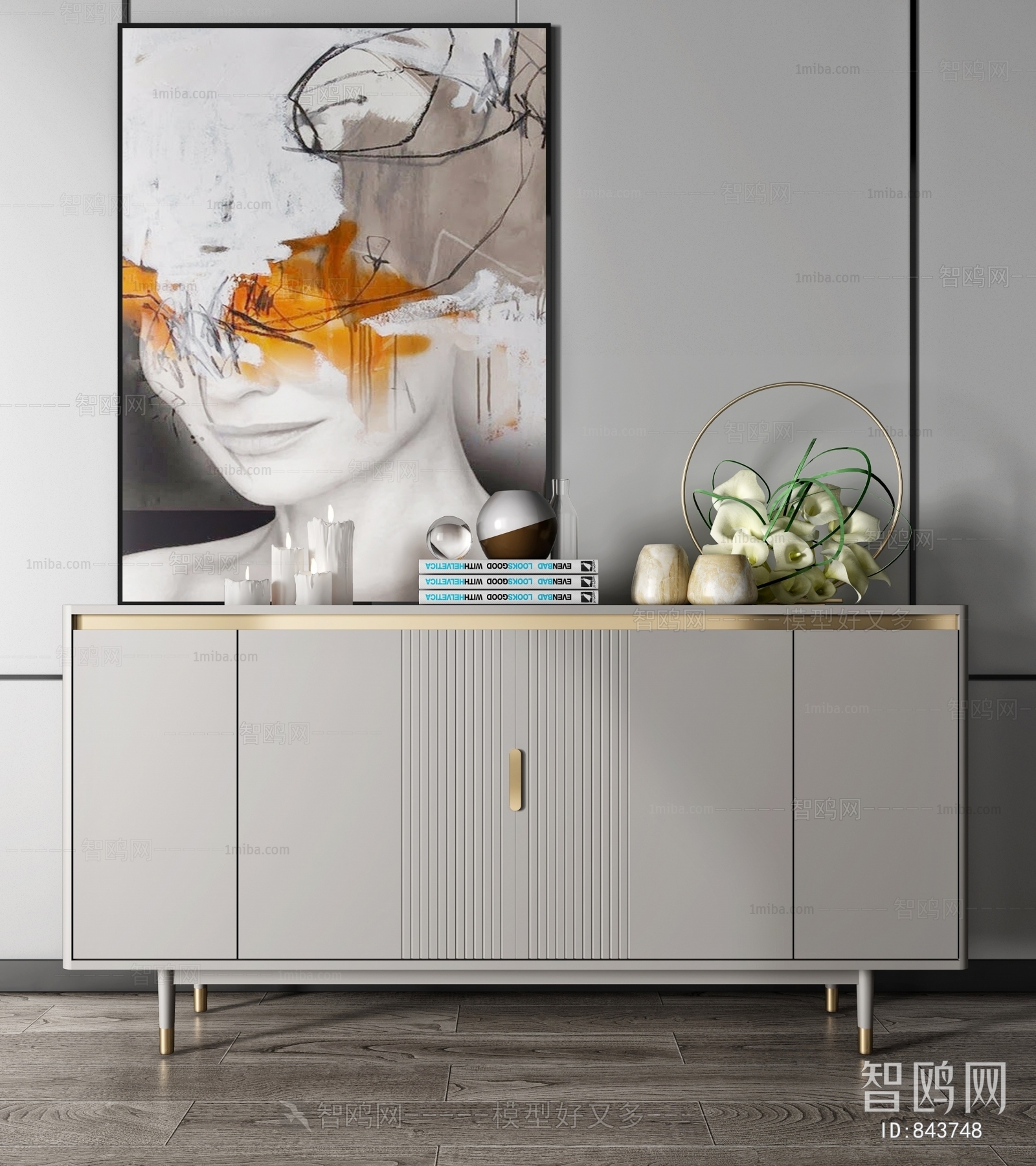 Modern Side Cabinet/Entrance Cabinet