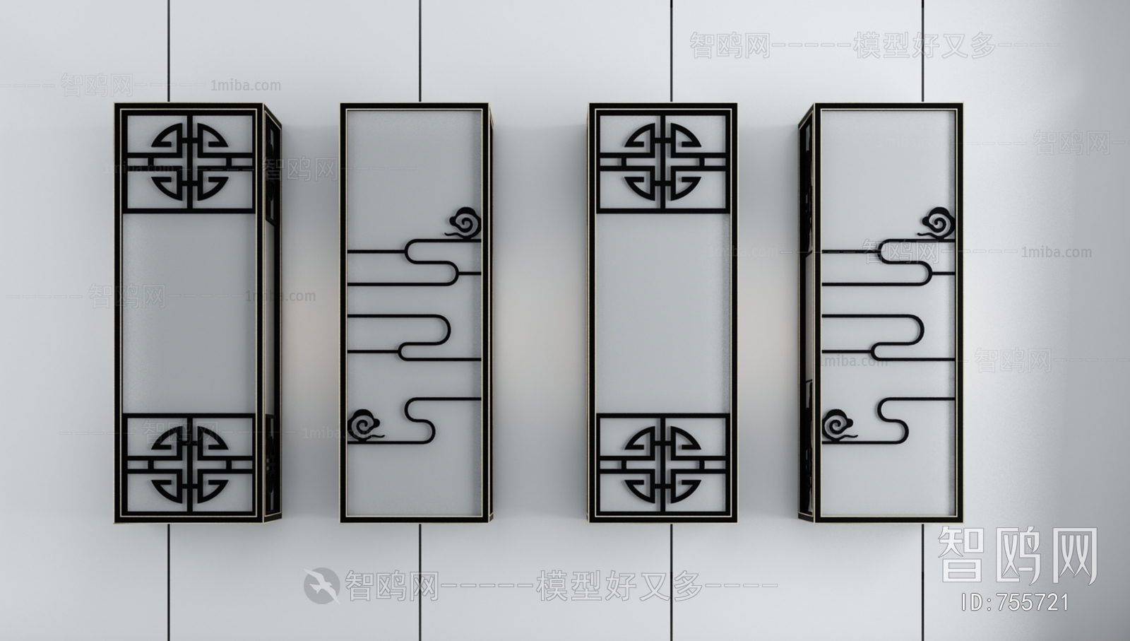 New Chinese Style Wall Lamp