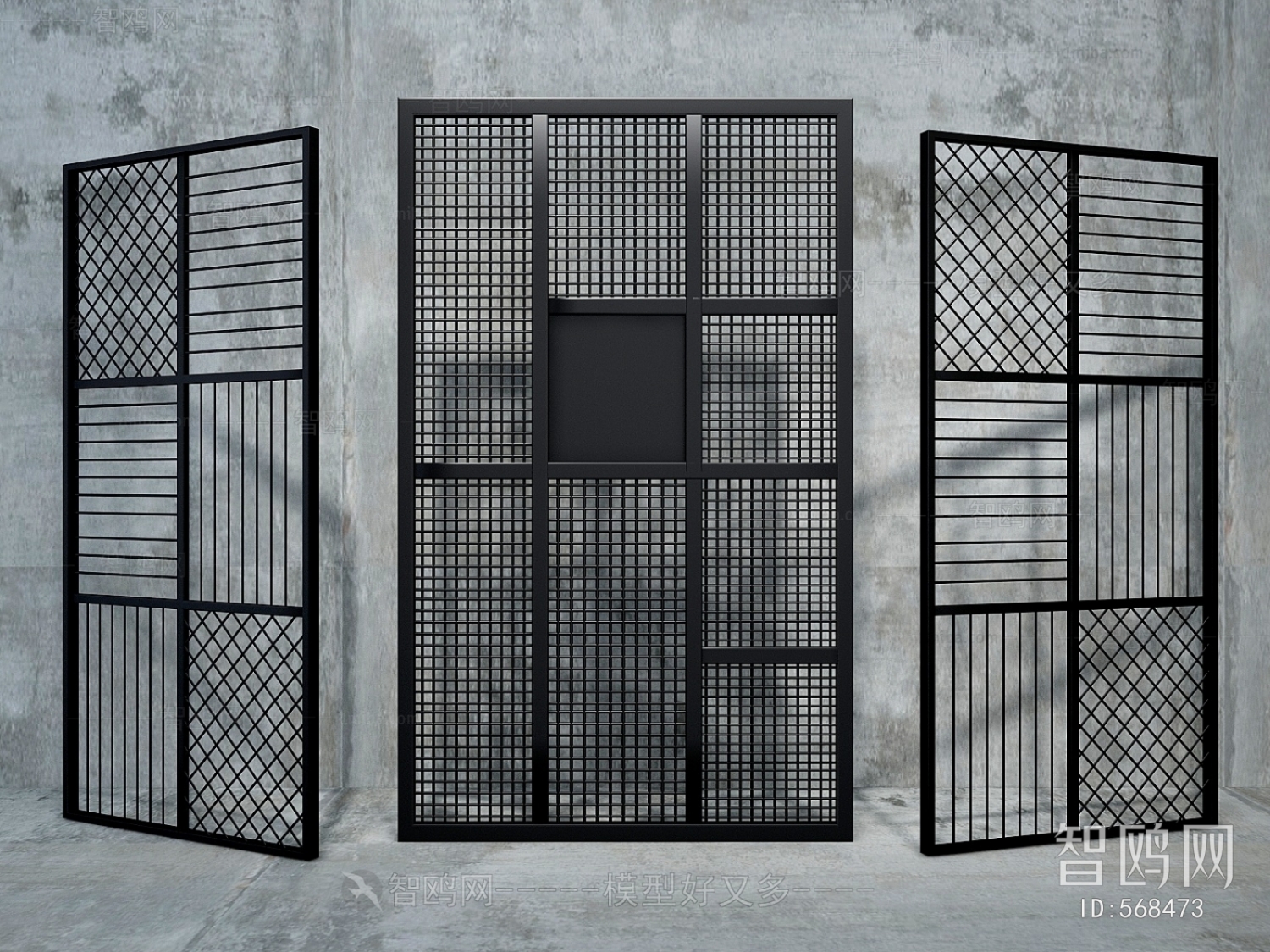 Industrial Style Partition