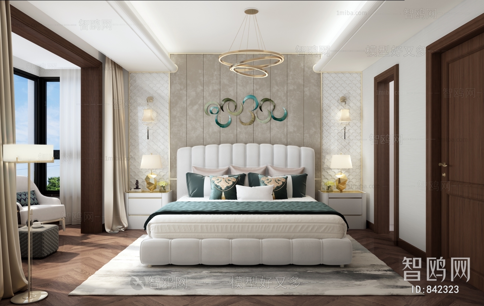 New Chinese Style Bedroom