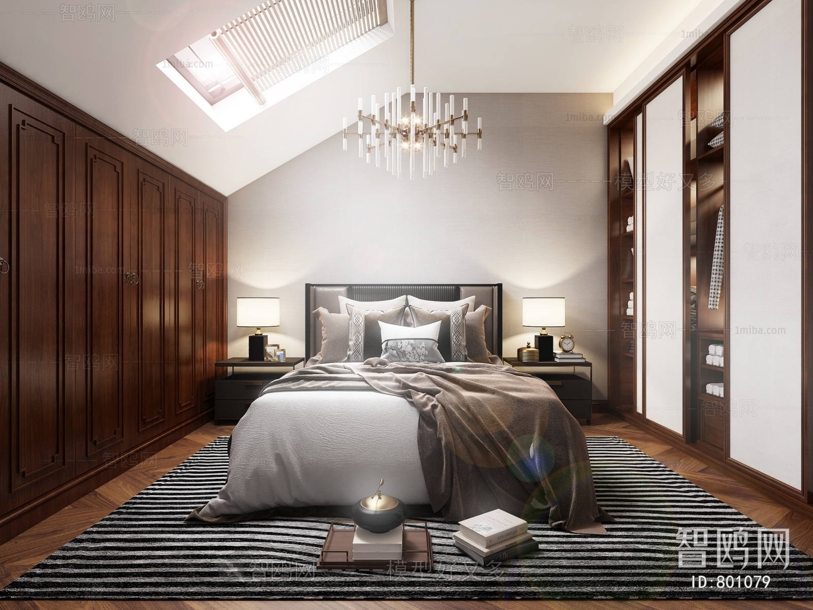 New Chinese Style Bedroom