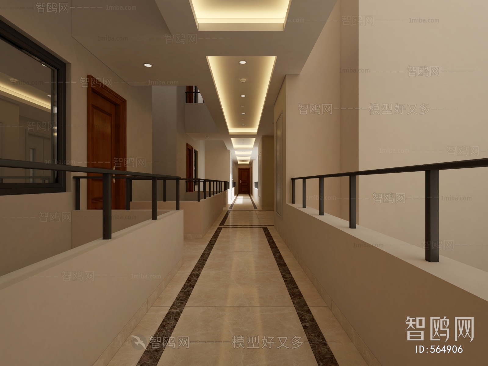 Modern Corridor Elevator Hall