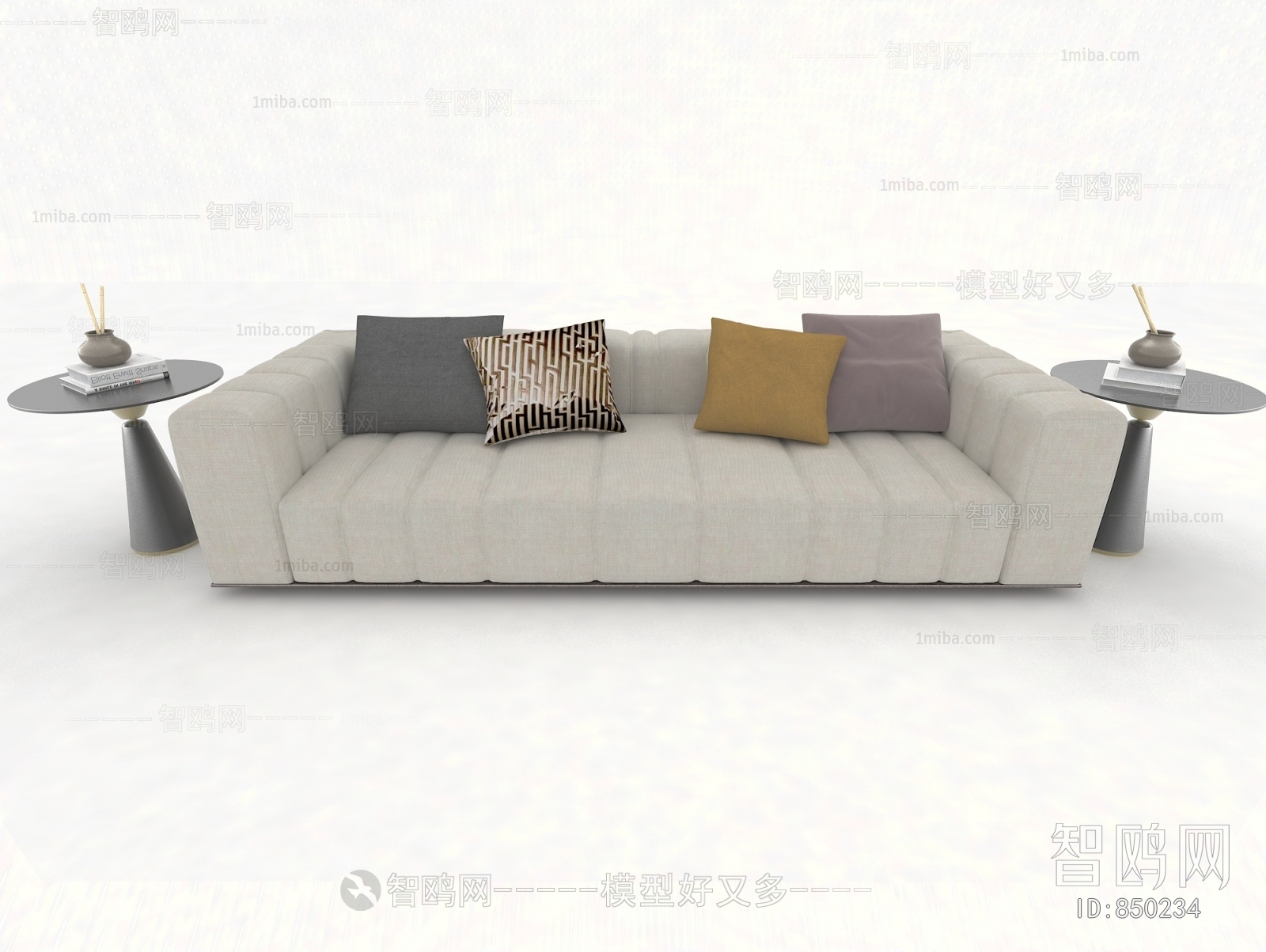 Modern Three-seat Sofa