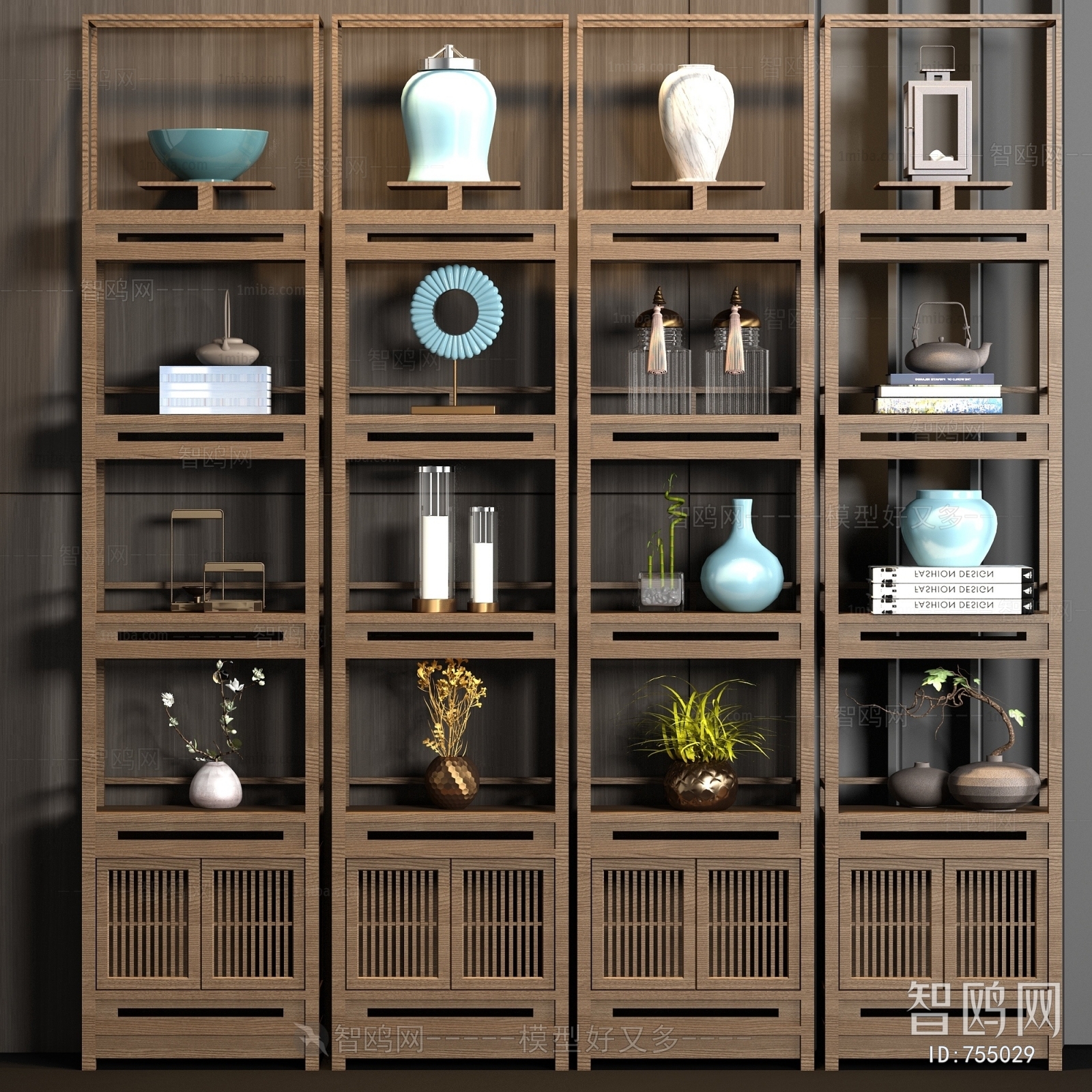 New Chinese Style Decorative Cabinet