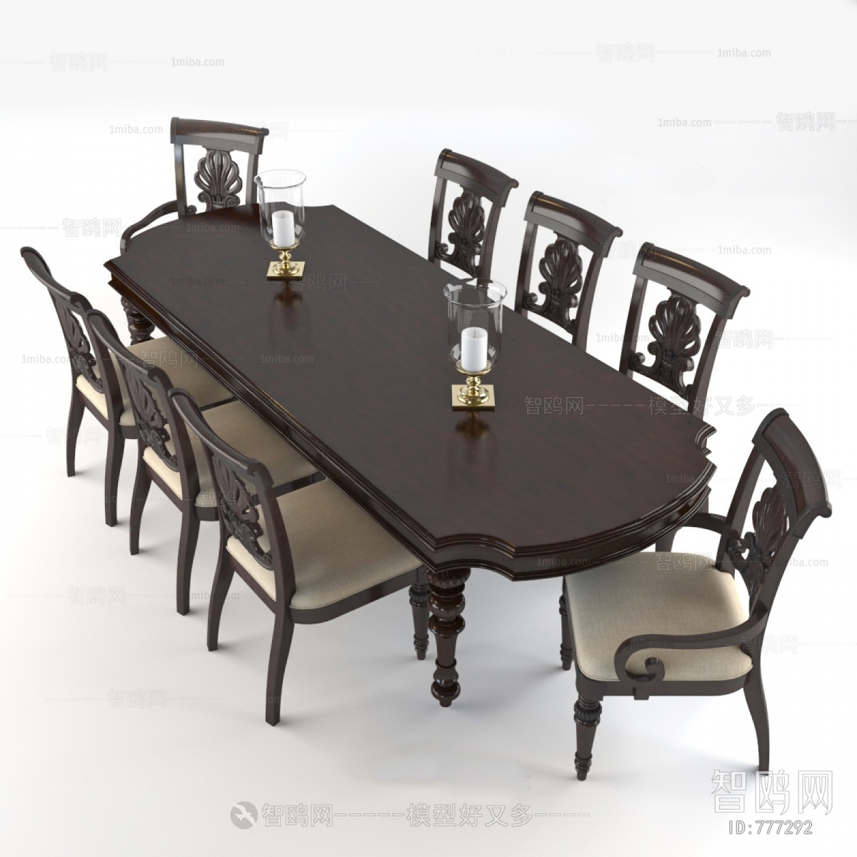 New Classical Style Dining Table And Chairs