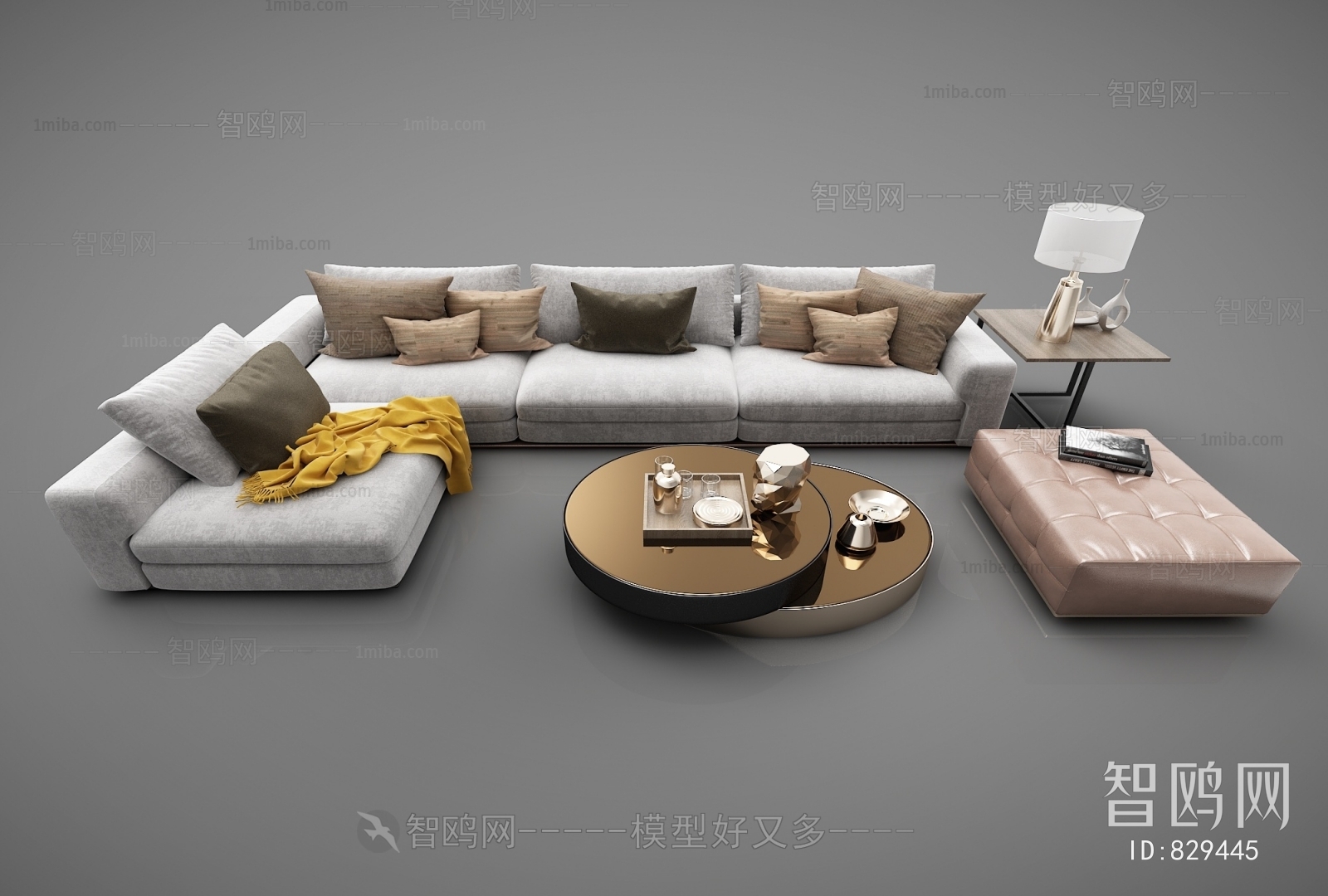 Modern Multi Person Sofa