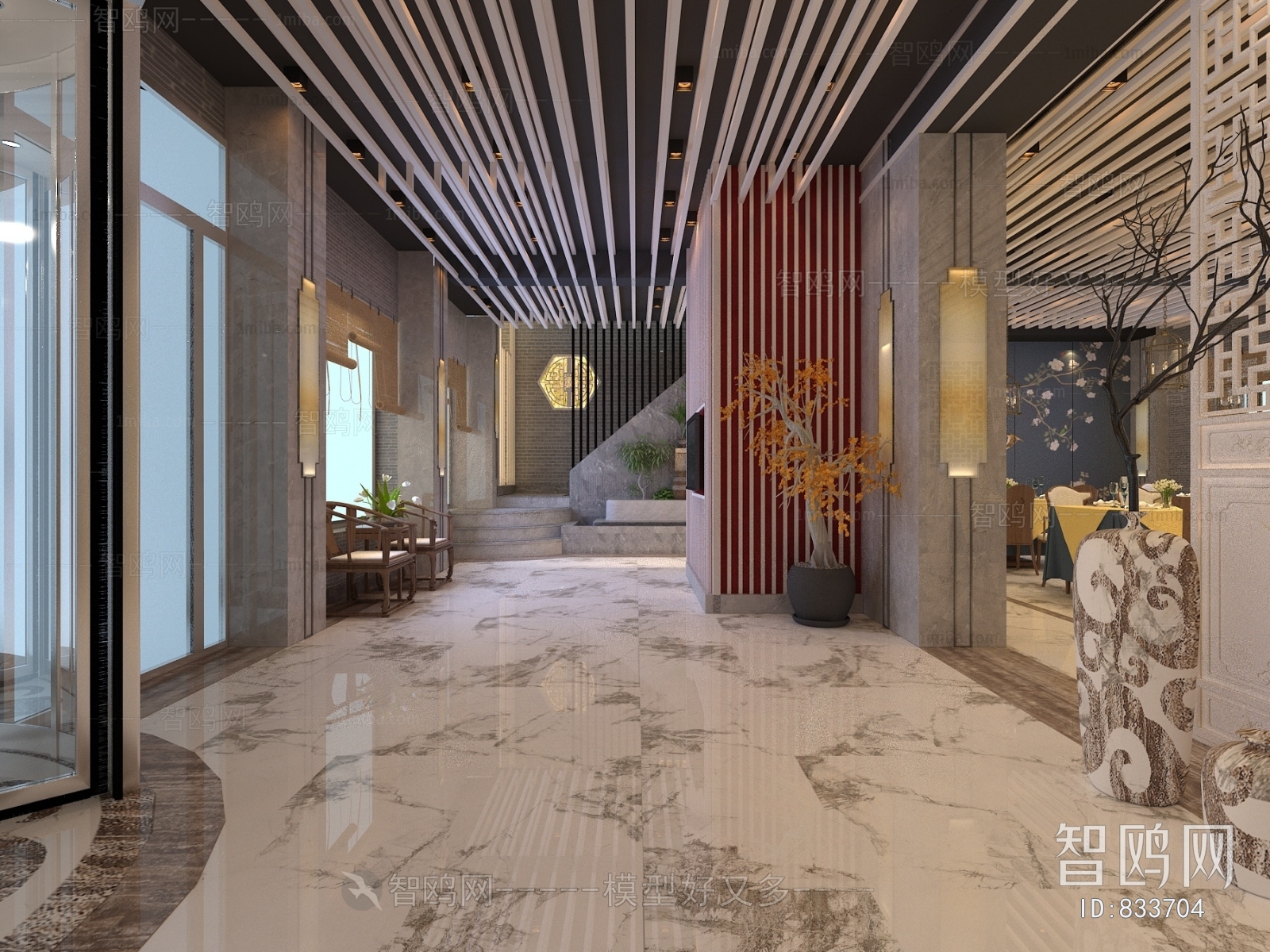 New Chinese Style Hotel Space