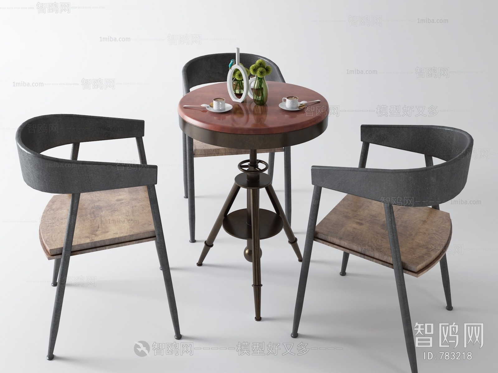 Industrial Style Leisure Table And Chair