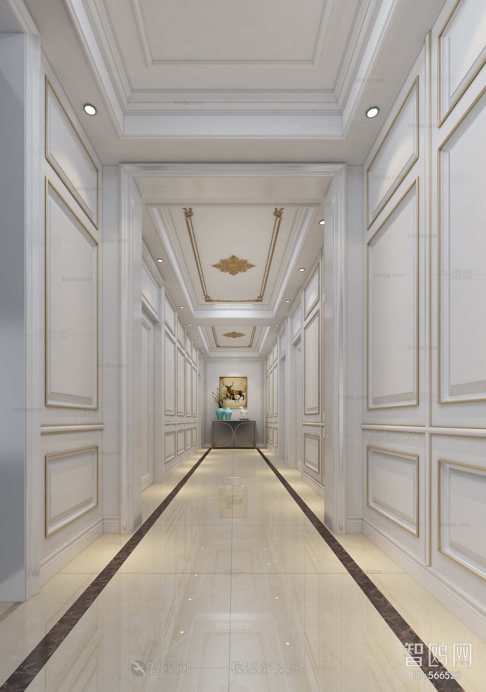 European Style Hallway