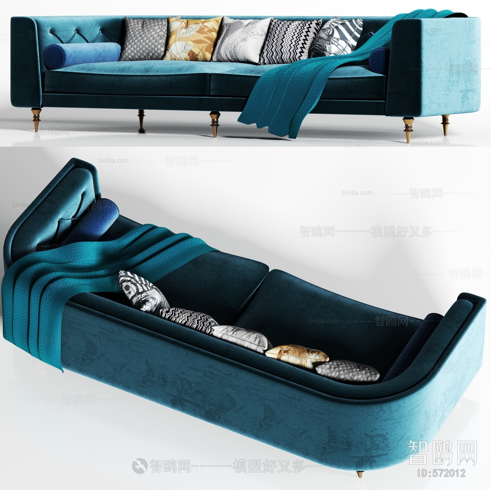Modern Multi Person Sofa
