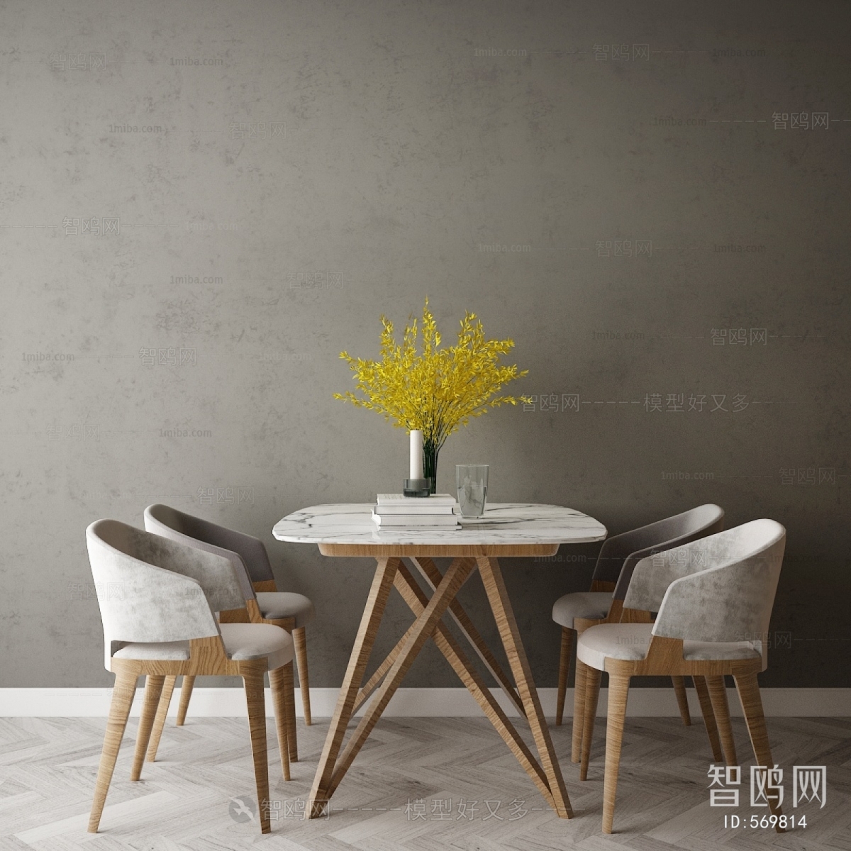 Nordic Style Dining Table And Chairs