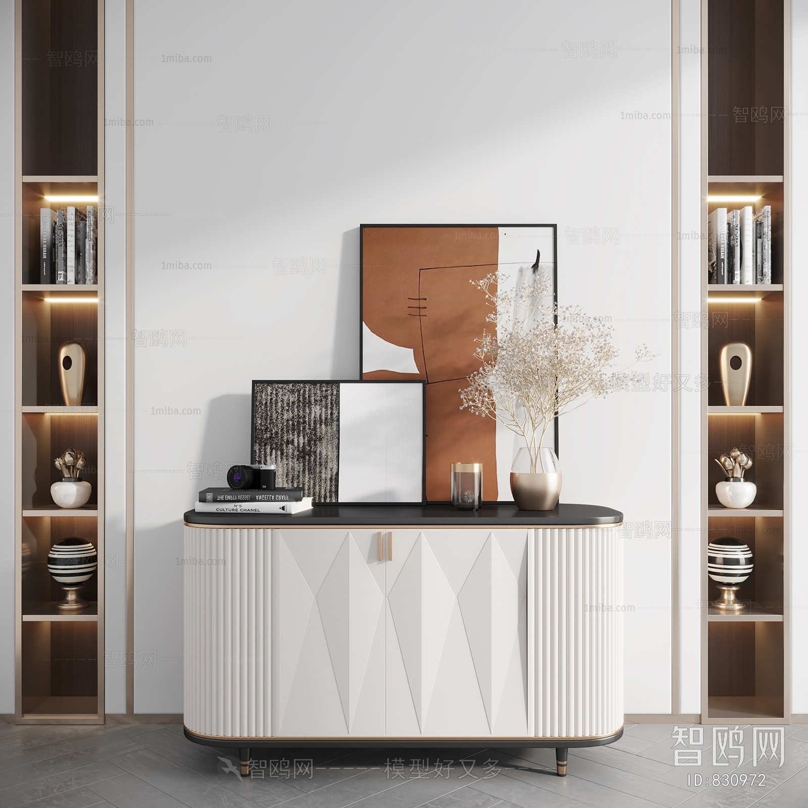 Modern Side Cabinet/Entrance Cabinet