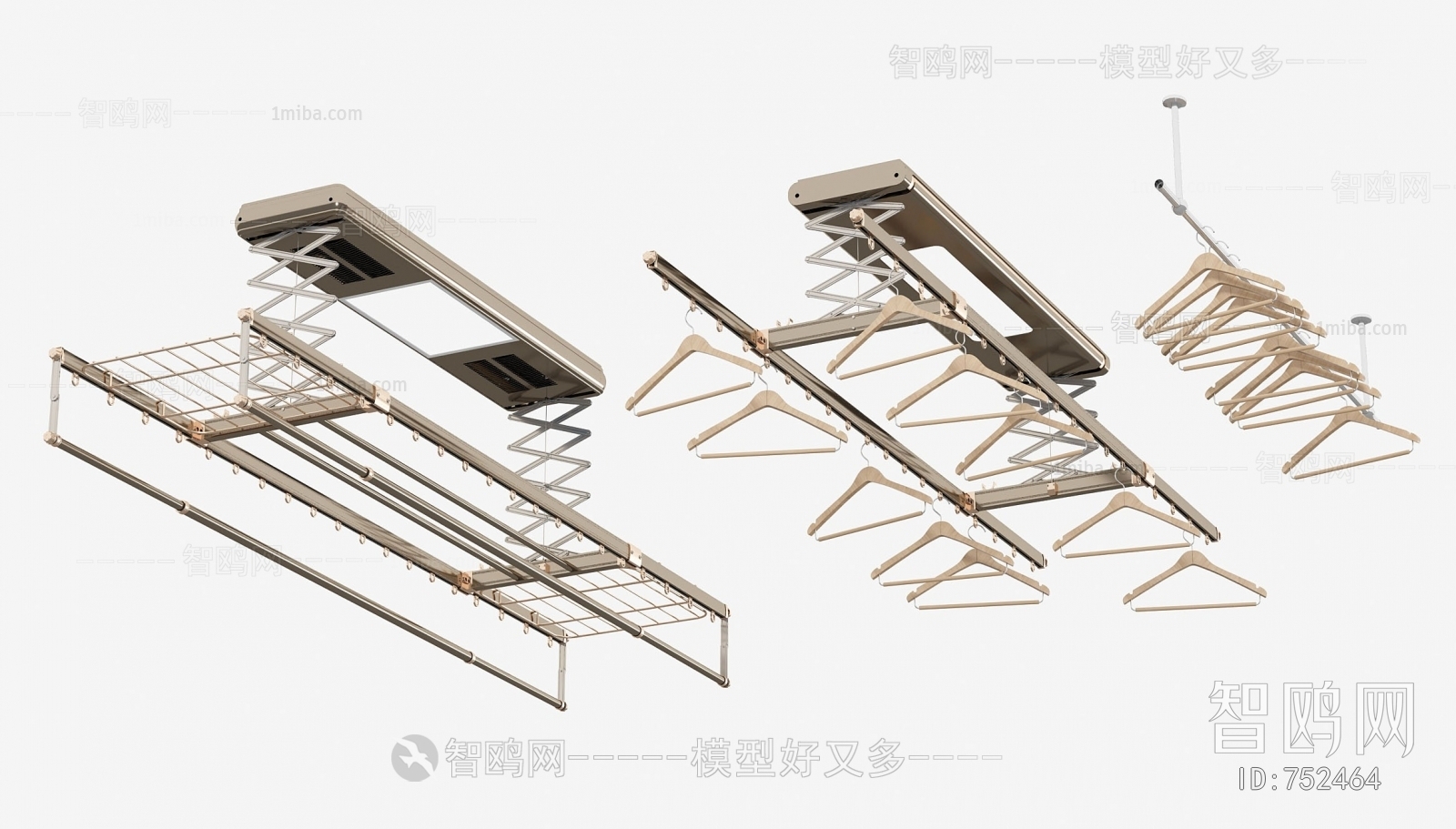 现代晾衣架组合