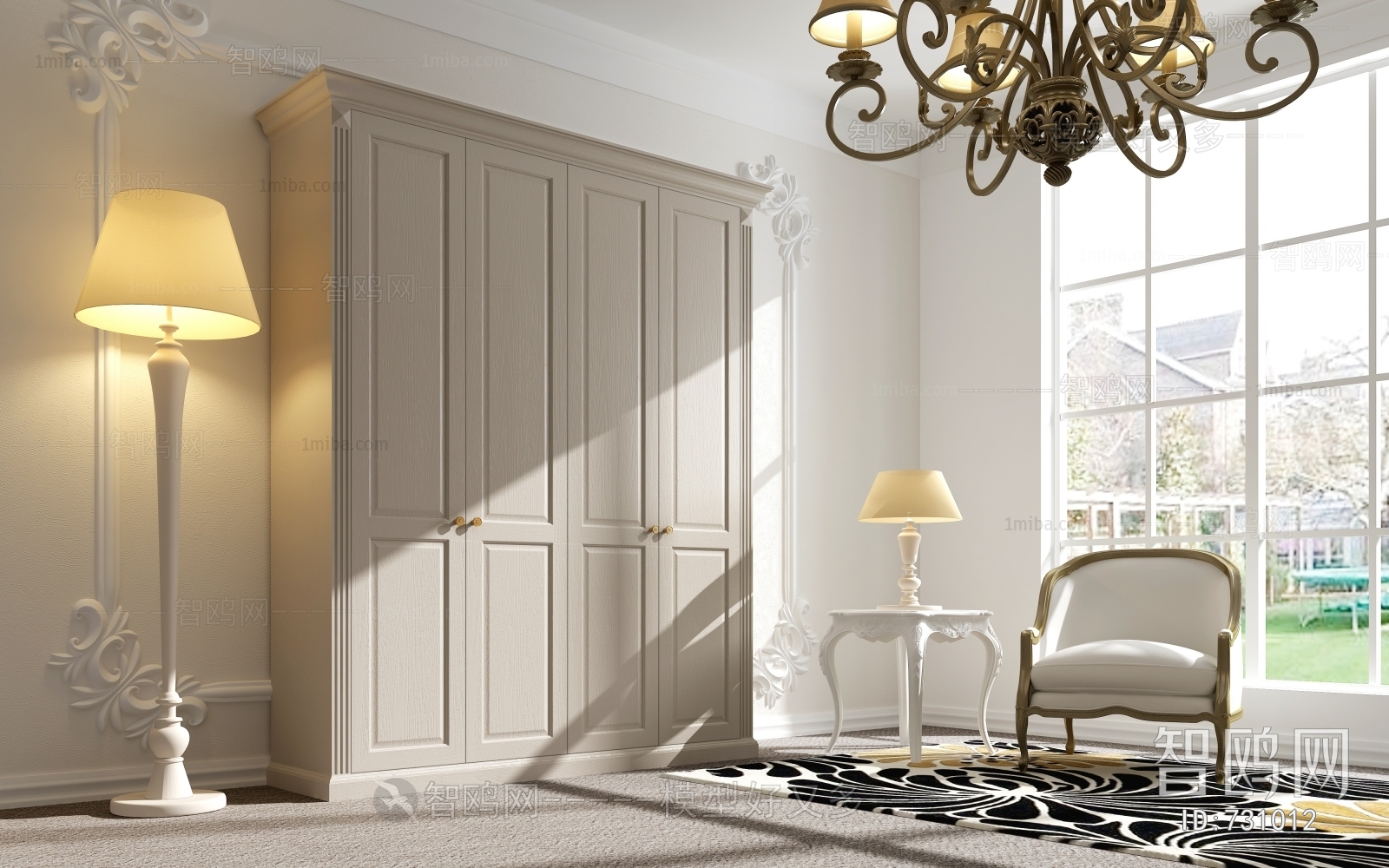 Simple European Style The Wardrobe