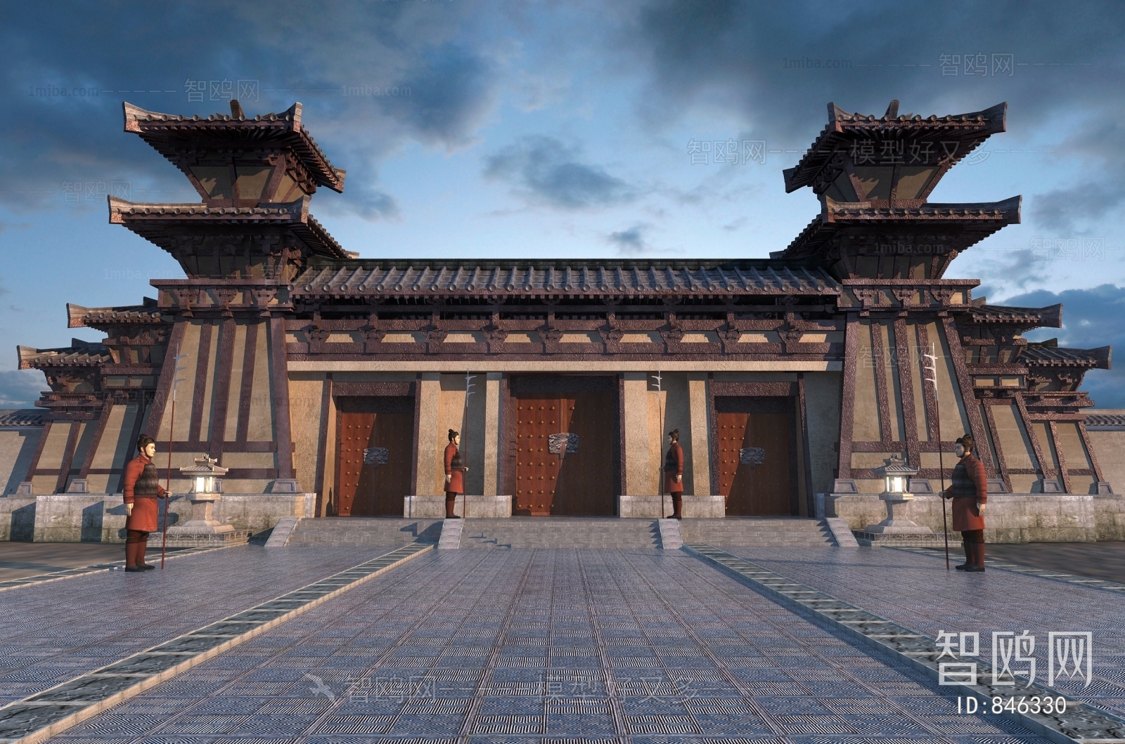 Chinese Style Ancient Architectural Buildings