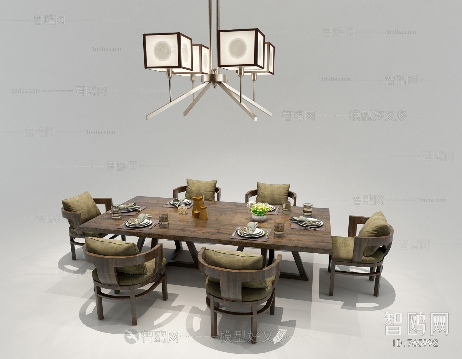 New Chinese Style Dining Table And Chairs