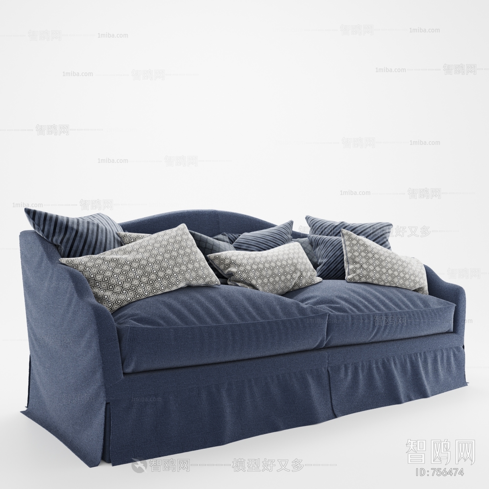 Simple European Style A Sofa For Two