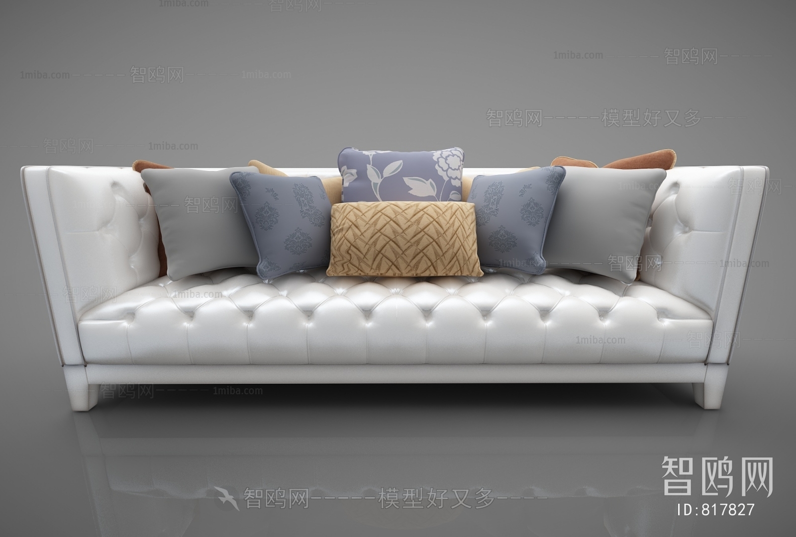 American Style Three-seat Sofa