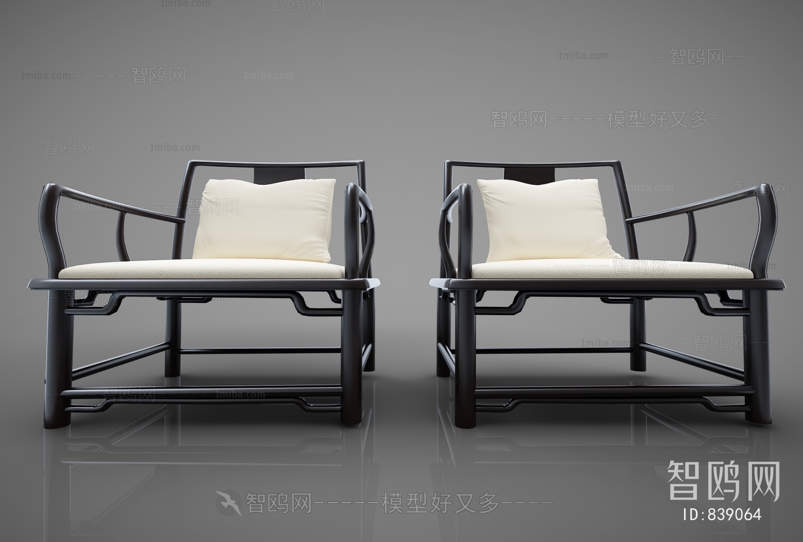 New Chinese Style Lounge Chair