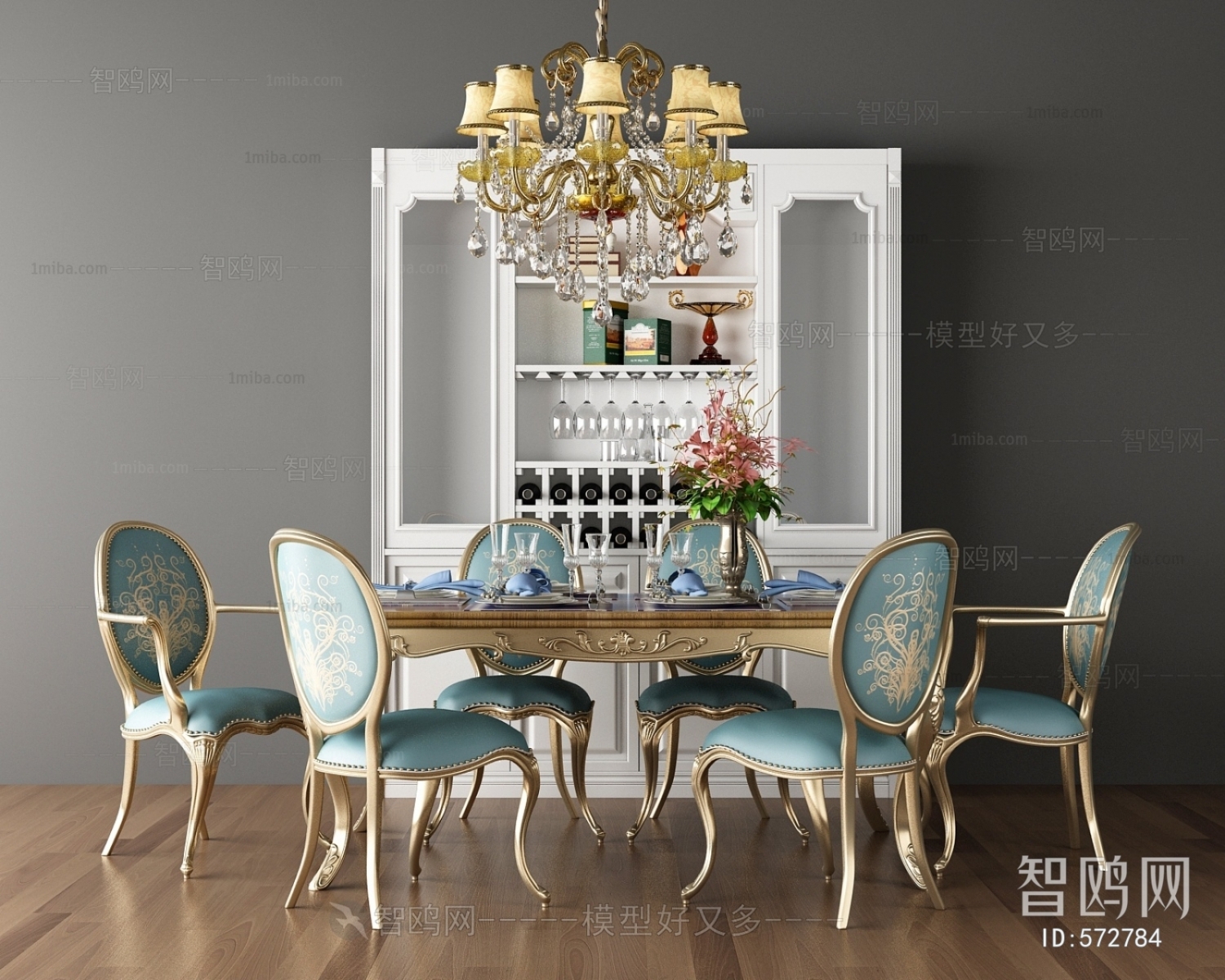 New Classical Style Dining Table And Chairs