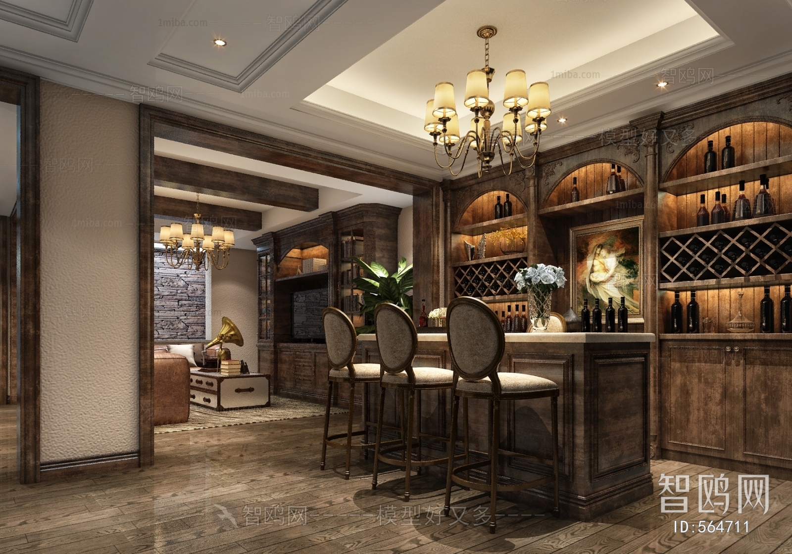 American Style Wine Cellar/Wine Tasting Room