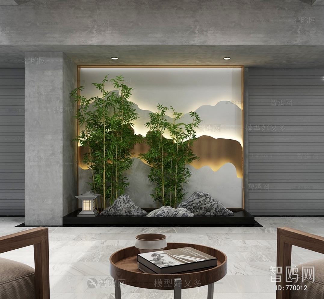 New Chinese Style Courtyard/landscape