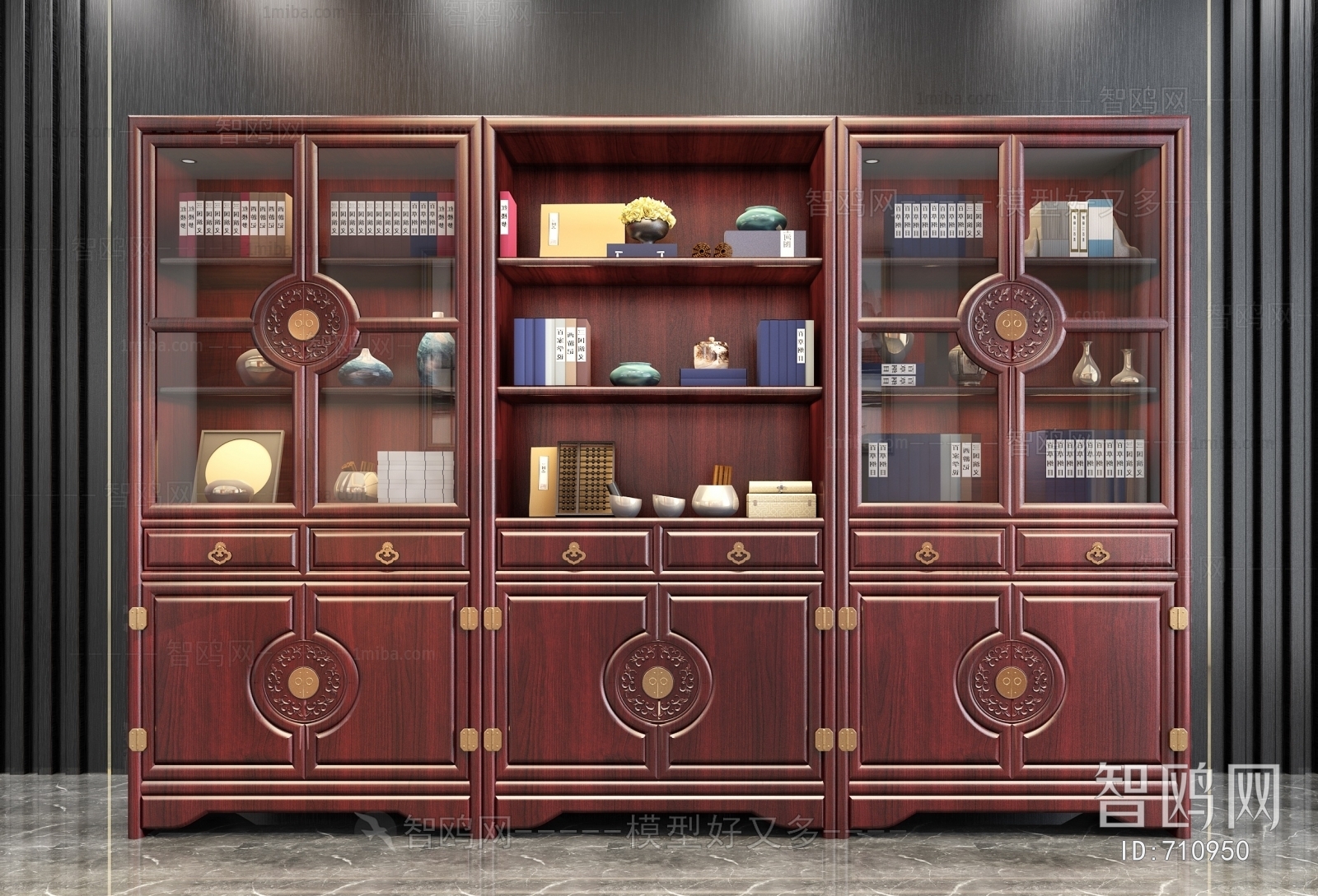 New Chinese Style Bookcase