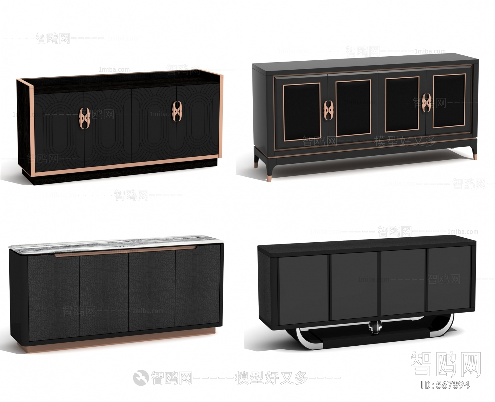 New Chinese Style TV Cabinet