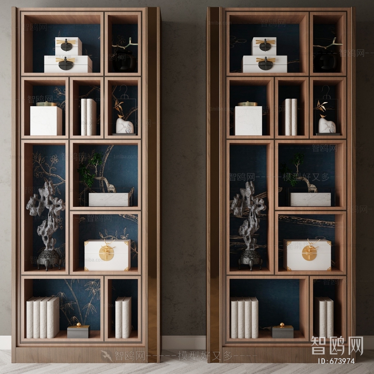 New Chinese Style Decorative Cabinet