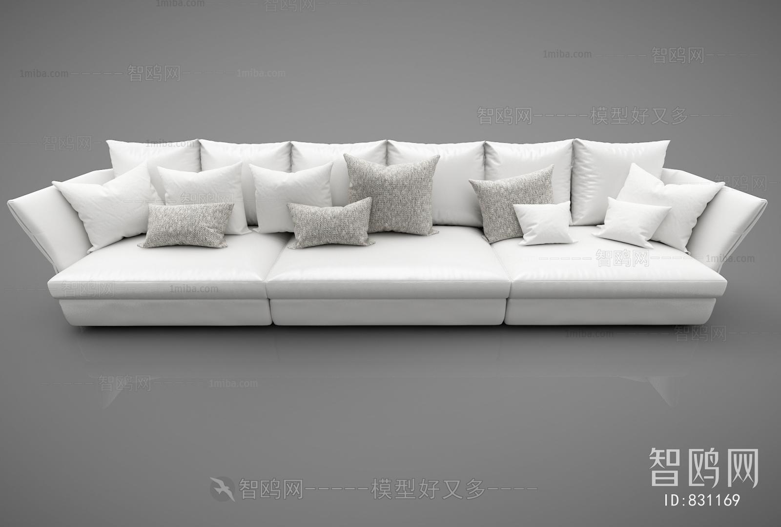 Modern Three-seat Sofa