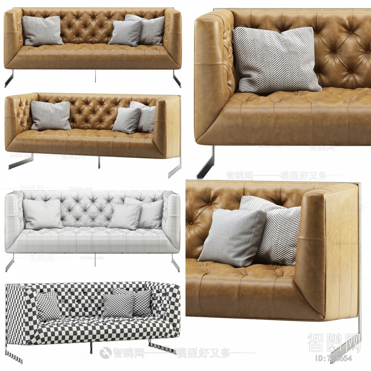 Modern Three-seat Sofa