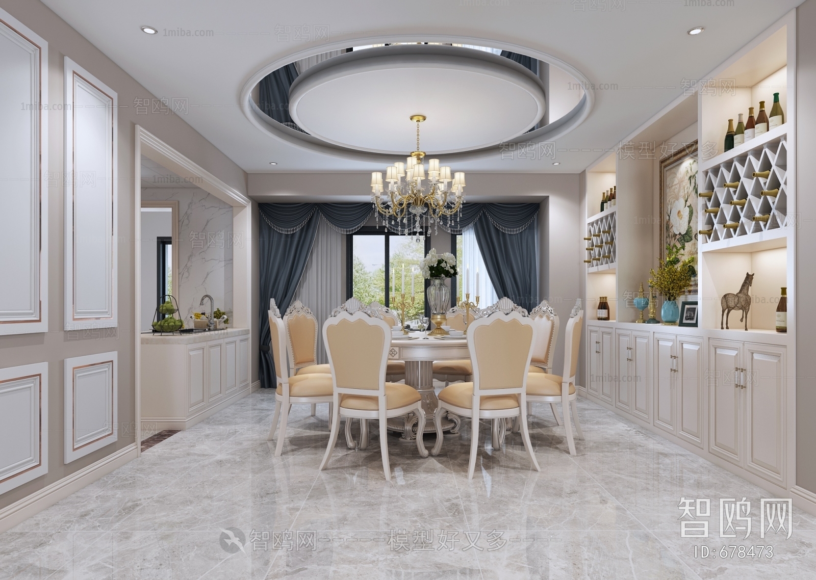 European Style Dining Room