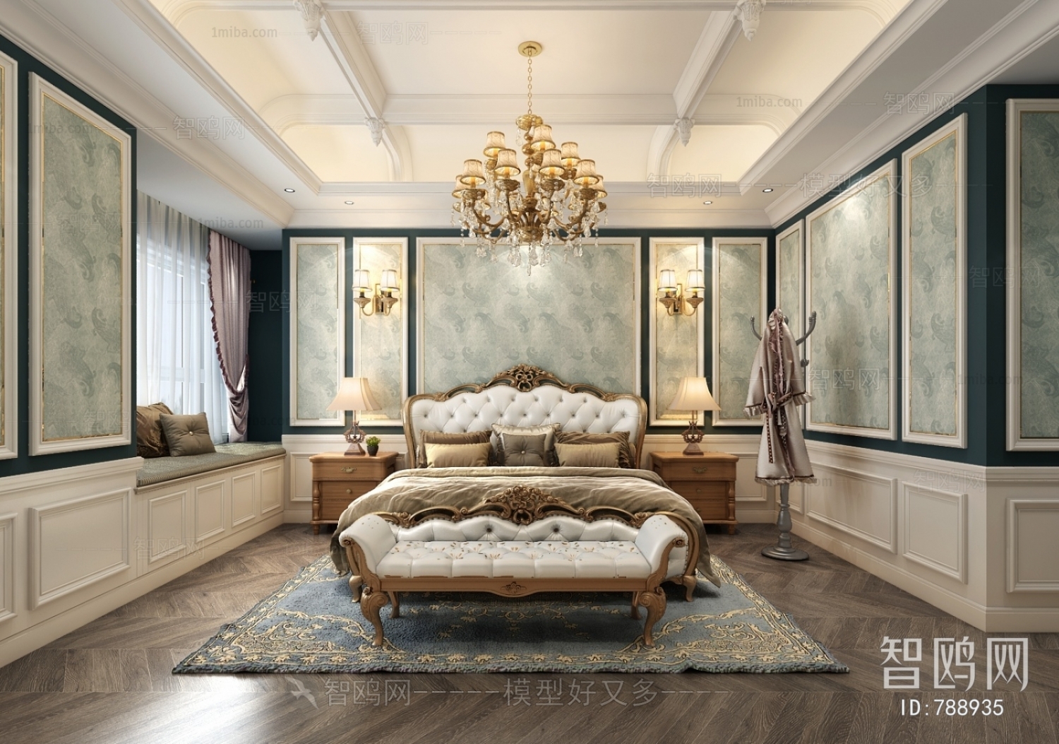 European Style Bedroom