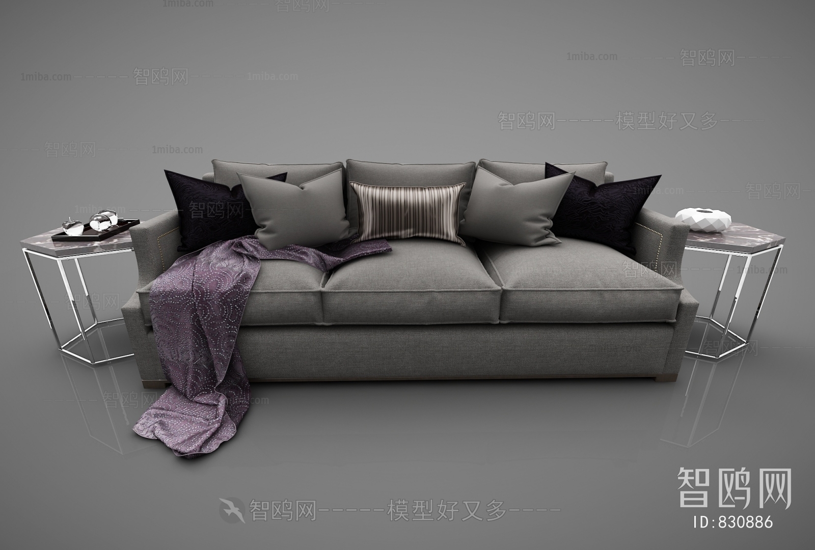 Modern Three-seat Sofa