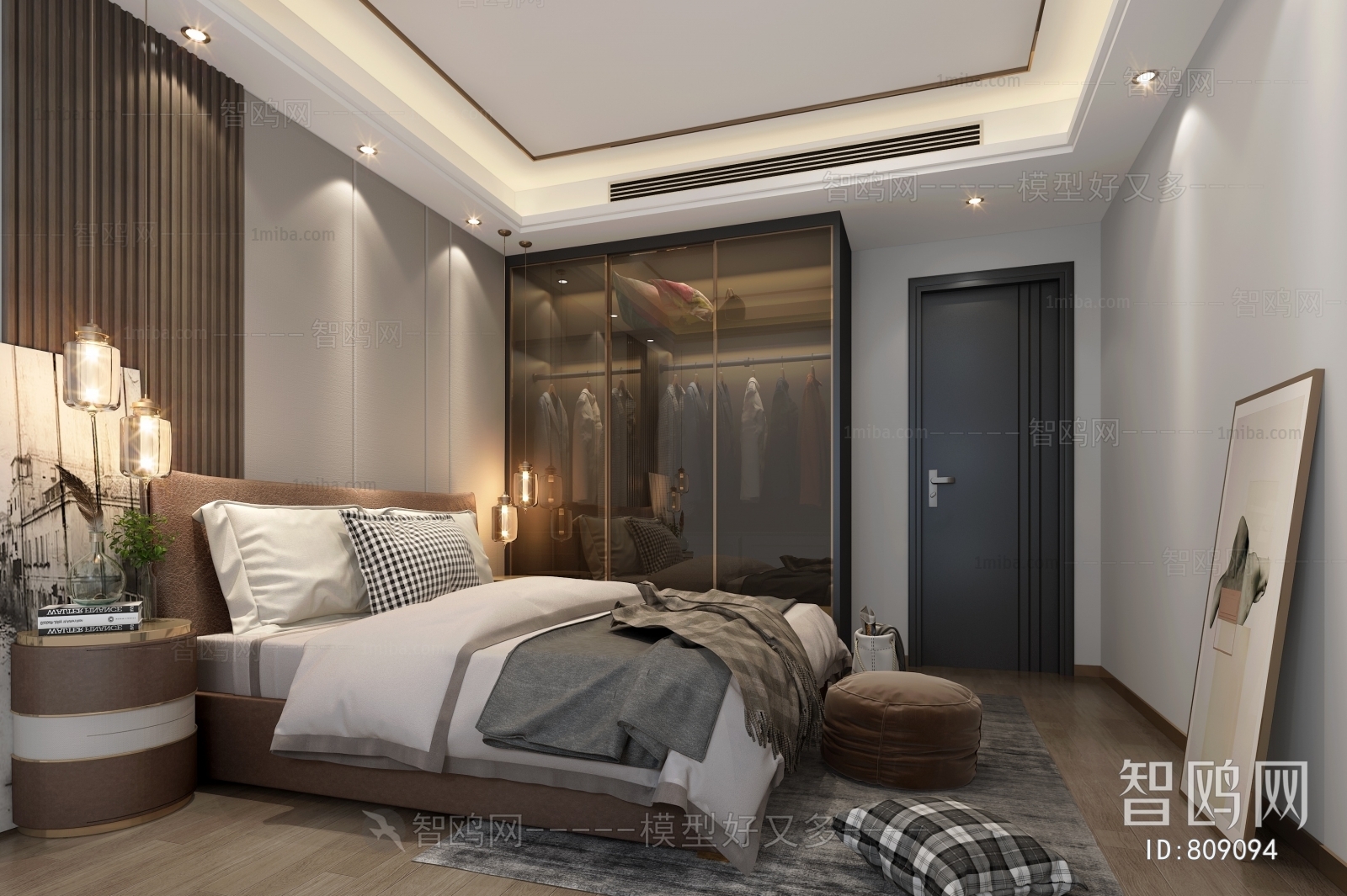 Post Modern Style Bedroom