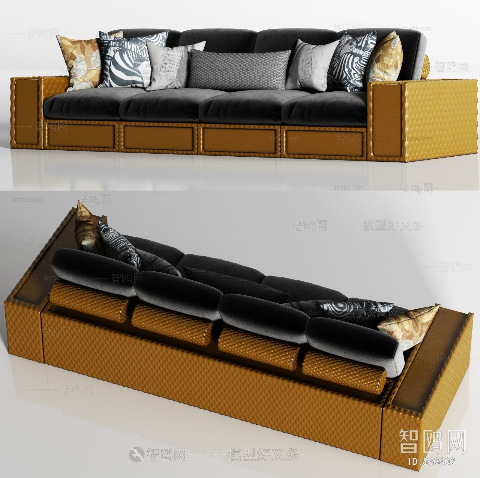 Modern Multi Person Sofa