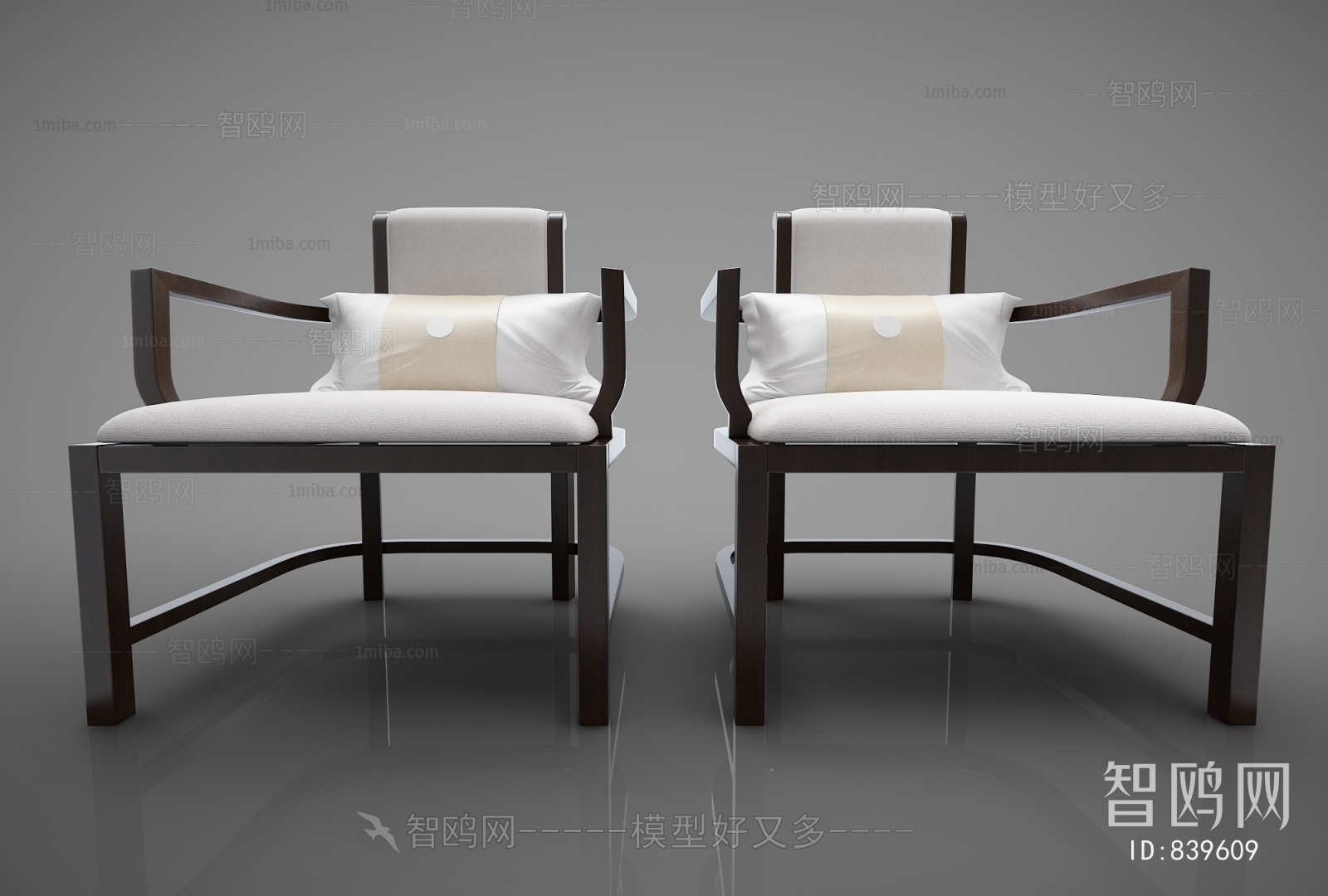 New Chinese Style Lounge Chair