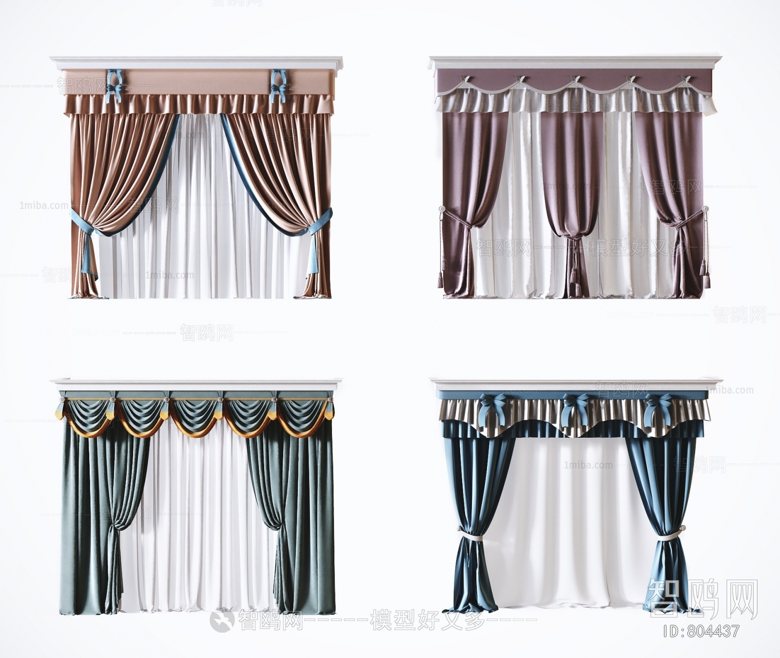 Simple European Style The Curtain