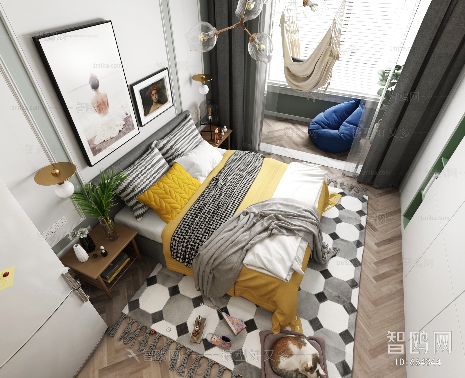 Nordic Style Bedroom