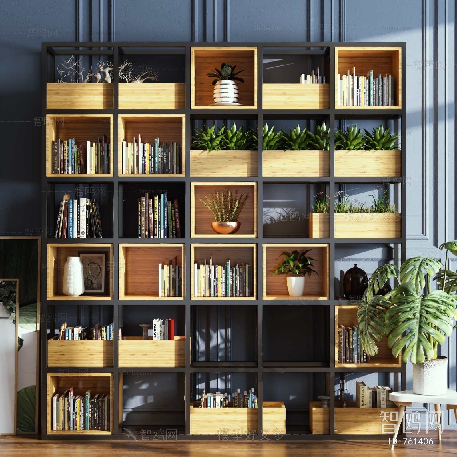 Industrial Style Bookshelf