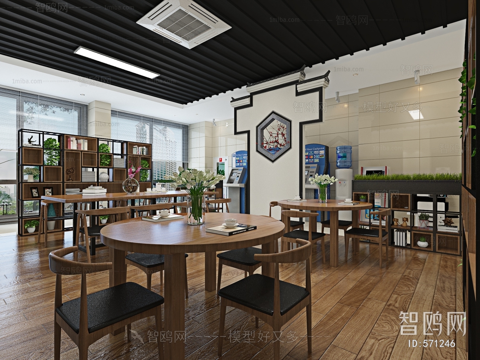 New Chinese Style Library