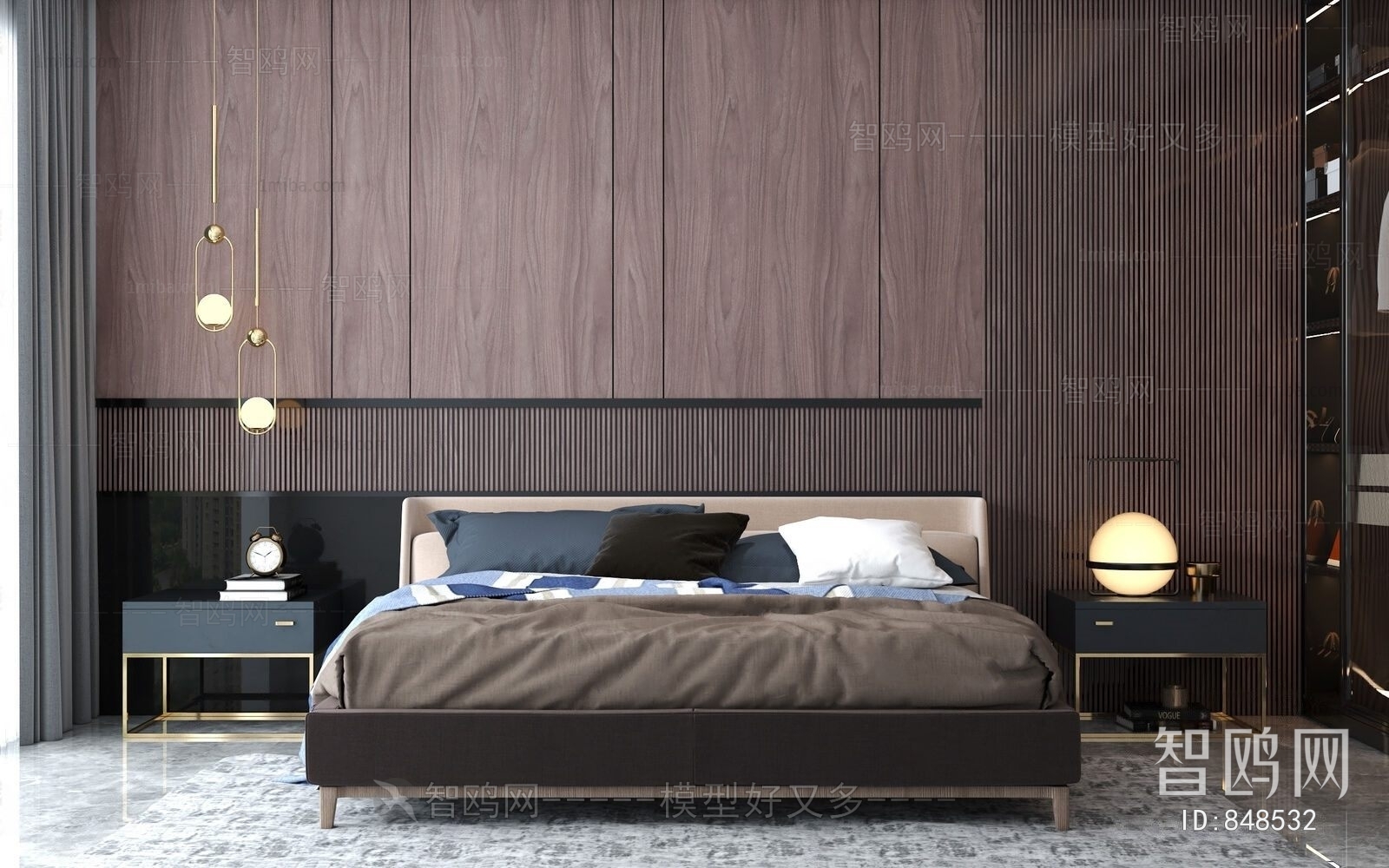 Post Modern Style Bedroom