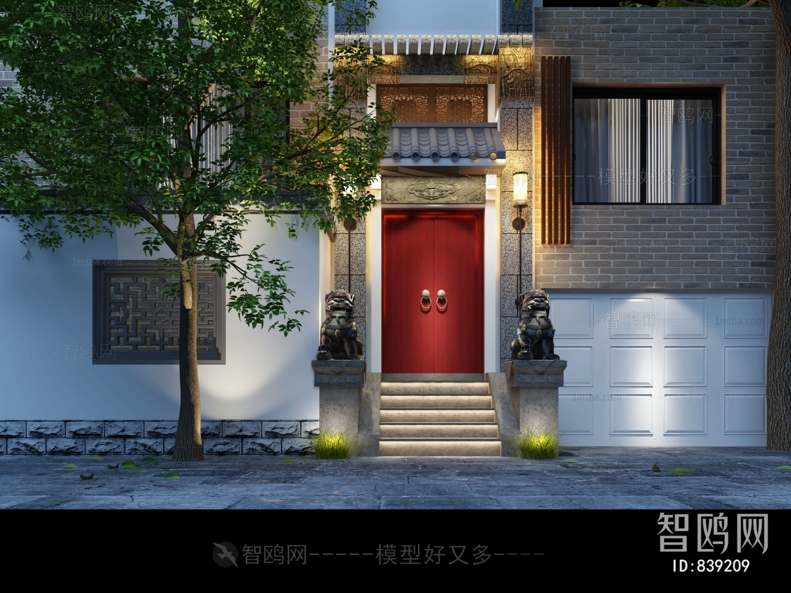 New Chinese Style Facade Element